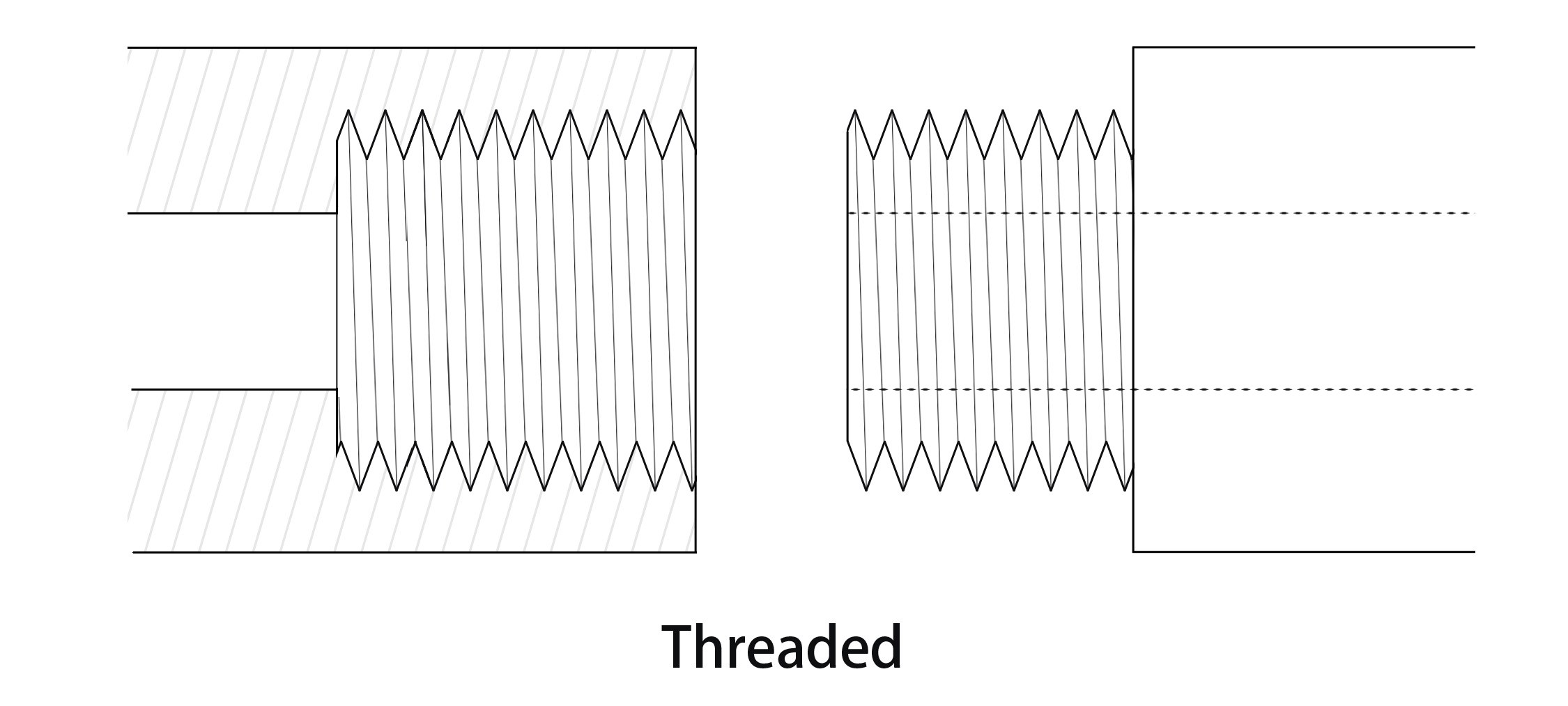 Boron nitride threaded joint insulator