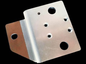 Copper aluminum bimetallic busbar