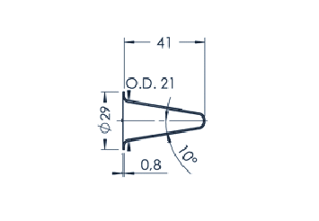 PBN Crucible C5-29/415-00-013