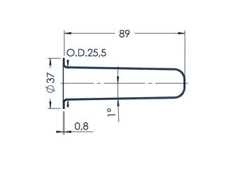 PBN Crucible 35-37/415-00-034