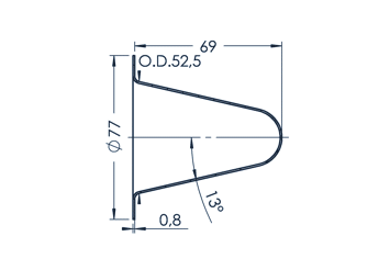 PBN Crucible 155-60/415-00-045