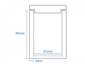 High Purity Boron Nitride Cylindrical crucible (25mm D x 40mm H)