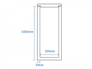 Boron Nitride Cylindrical crucible (20mm D x 100mm H)
