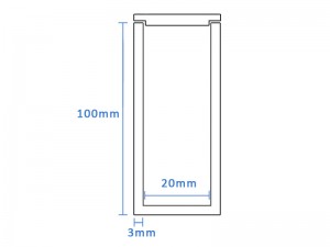 Boron Nitride Cylindrical crucible (20mm D x 100mm H)