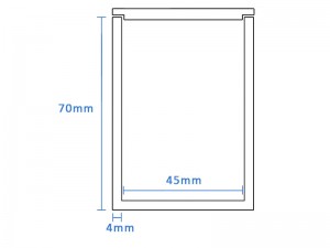 Boron Nitride Cylindrical crucible (45mm D x 70mm H)