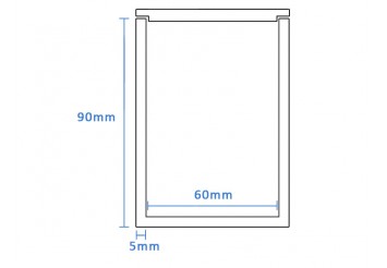 Boron Nitride Cylindrical crucible (60mm D x 90mm H)