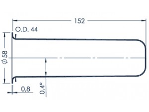 Standard MBE Crucible (PBN 200-58)