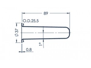 Standard MBE Crucible (PBN 35-37)