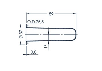 Standard MBE Crucible (PBN 35-37)