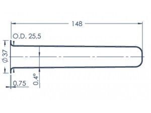 Standard MBE Crucible (PBN 60-37)