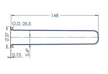 Standard MBE Crucible (PBN 60-37)