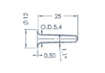 Standard MBE Crucible (PBN 1-12)