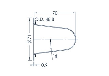 Standard MBE Crucible (PBN c82 71)