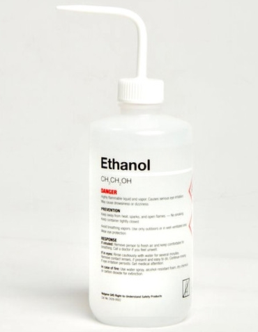 Ethanol bottle