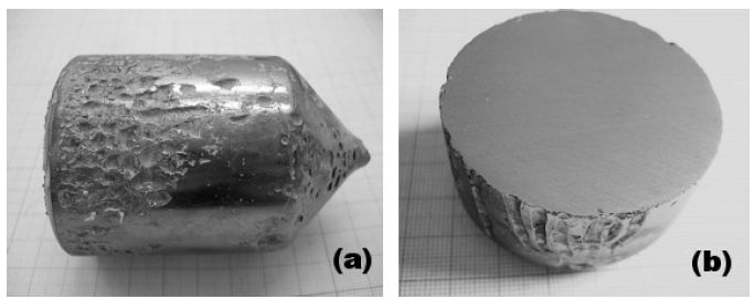 GaAs Crystals obtained in the research work